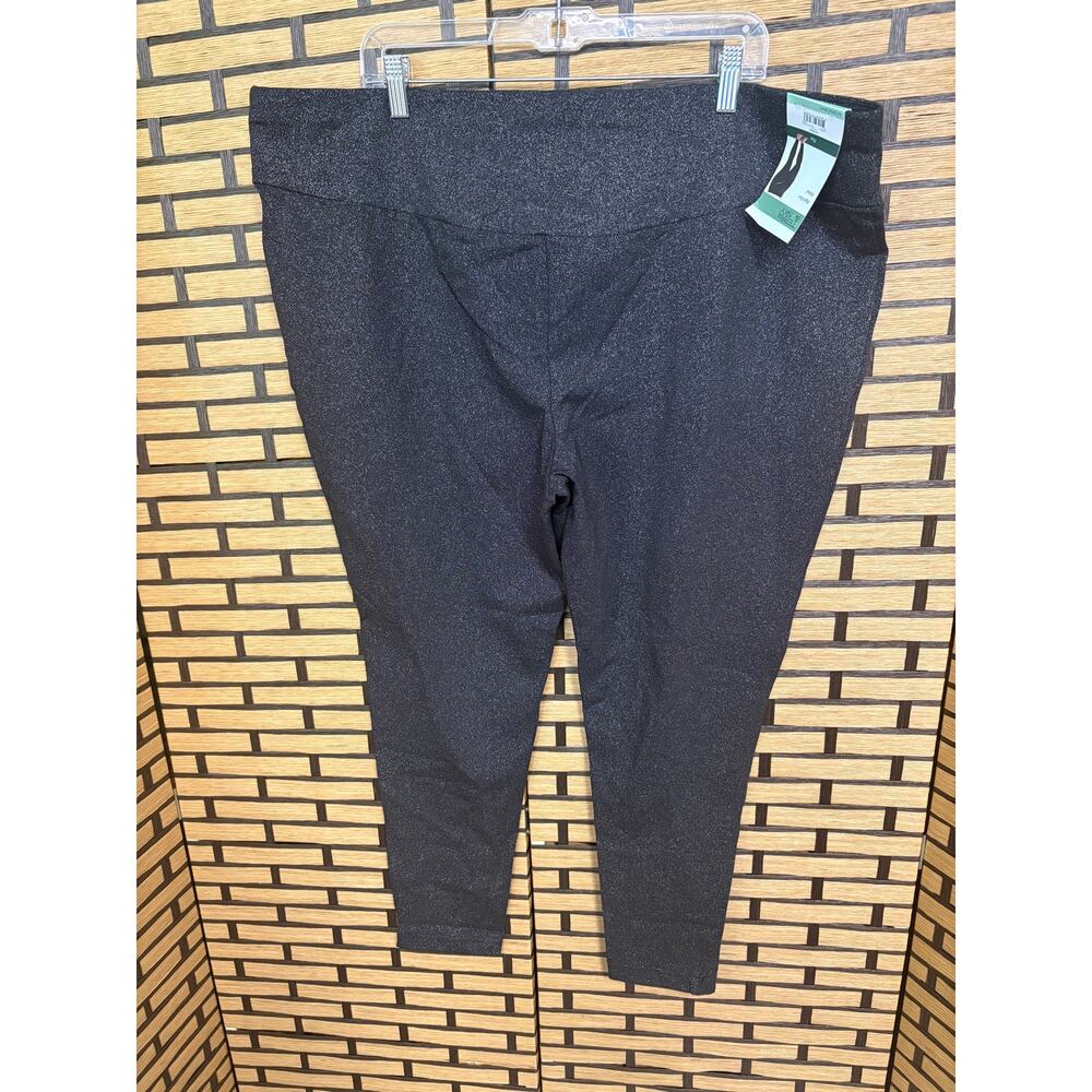 Terra & Sky Black Shimmer Leggings Size‎ 3X